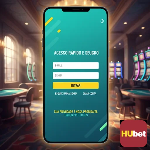Ilustração de Experimente o cadastro seguro na hubet para jogadores VIP