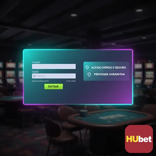 Ilustração de Experimente o cadastro seguro na hubet para jogadores VIP